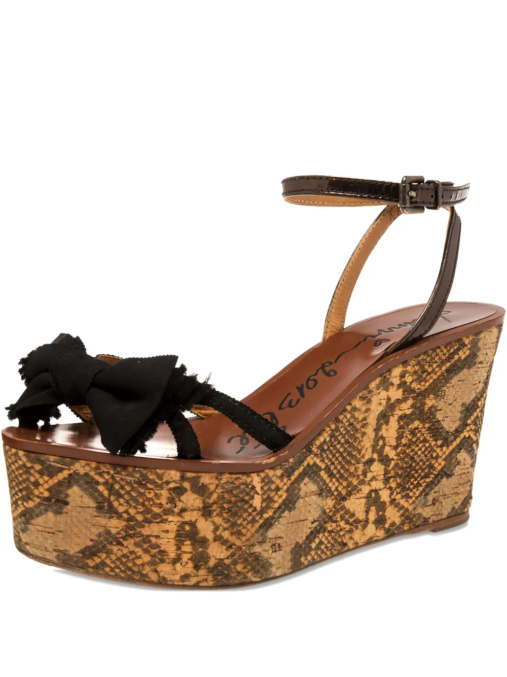 Lanvin Pre-Owned 485891 Black - Braun