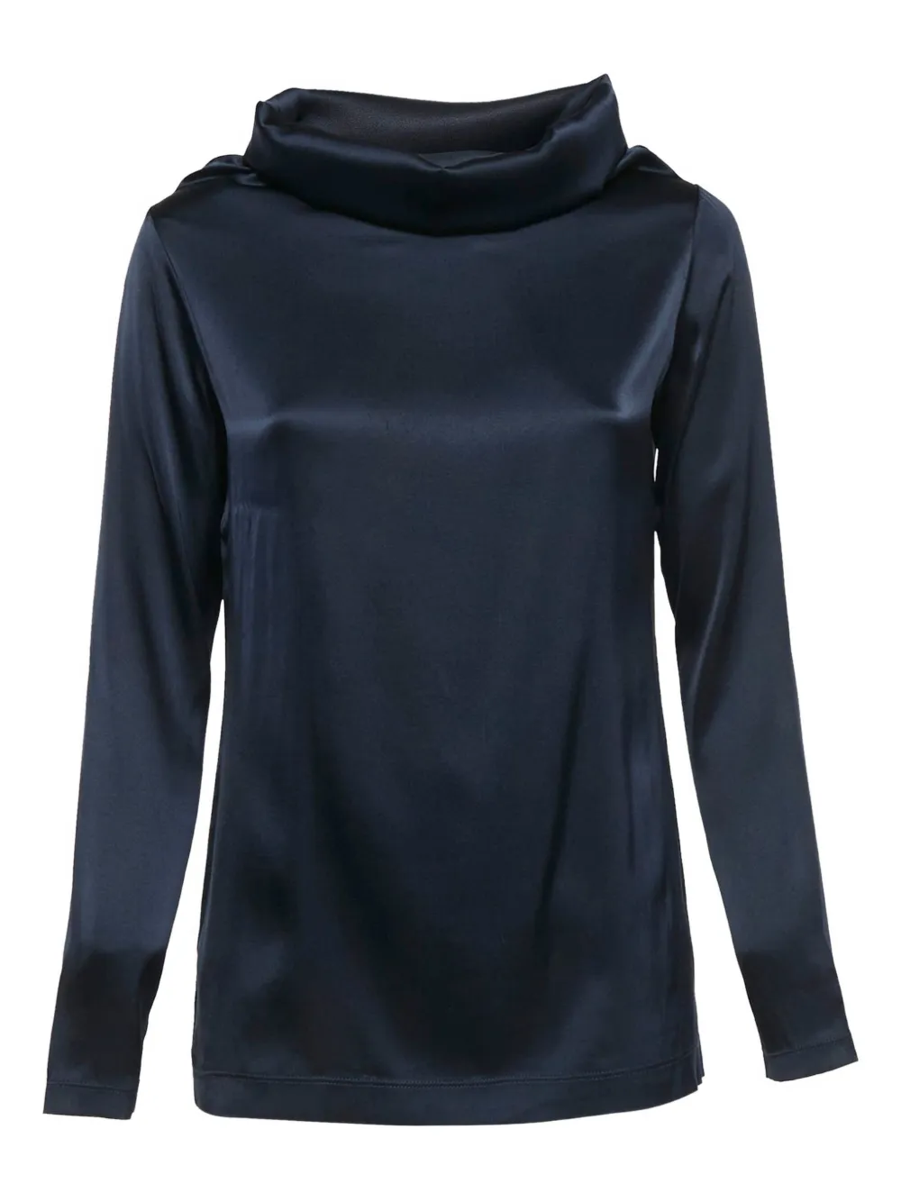Moschino Pre-Owned cowl-neck long-sleeve top | Blue | Image 1