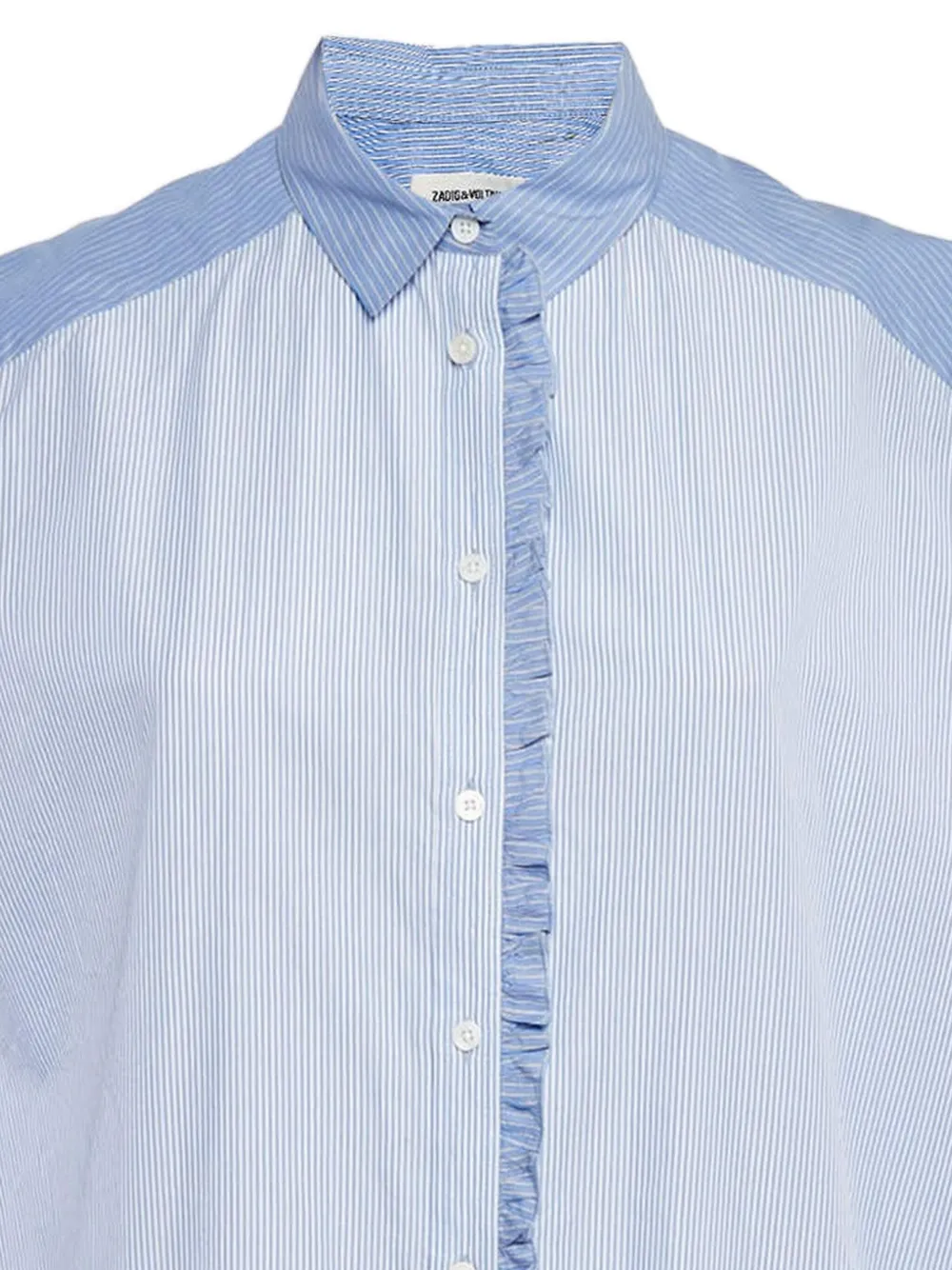 Zadig&Voltaire Jurk met ruches afwerking - Blauw