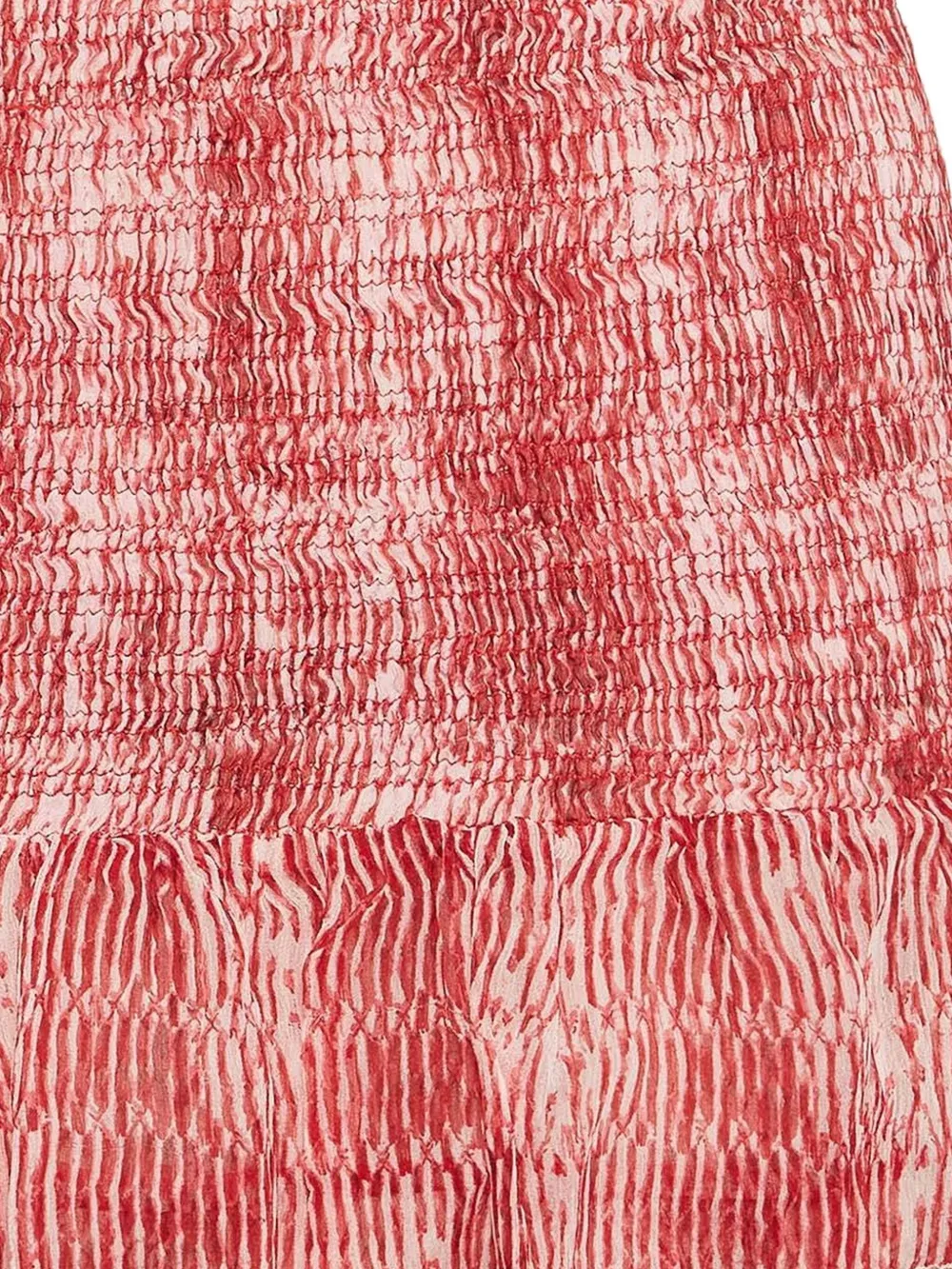 Isabel Marant Vintage Zelia smocked silk mini skirt | Image 2