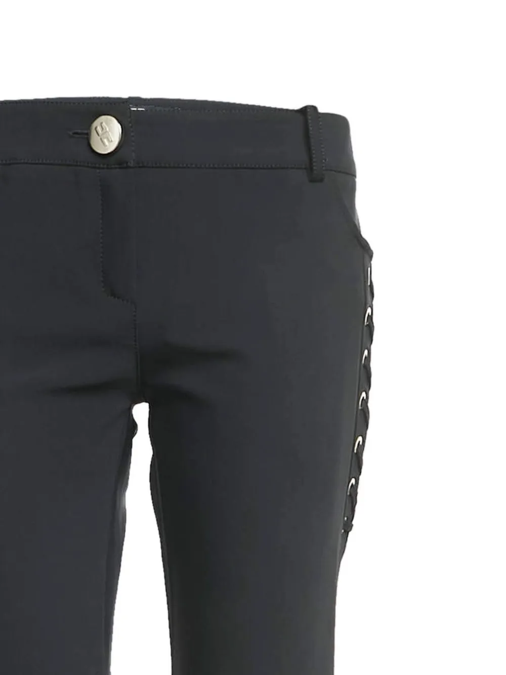 Elisabetta Franchi Pre-owned broek met veters - Zwart