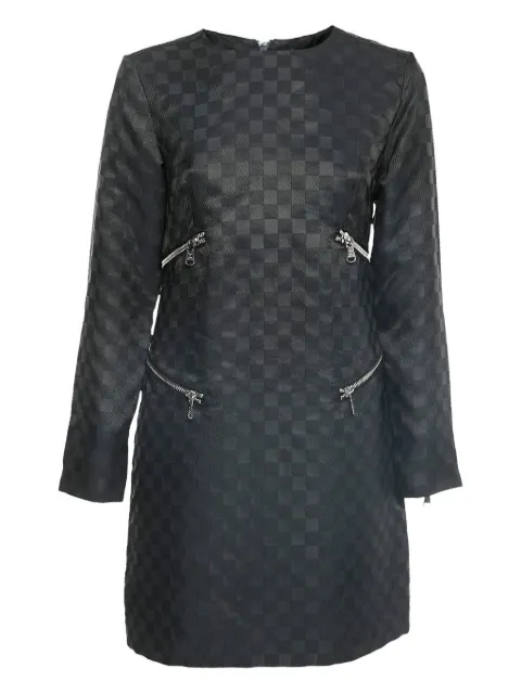Marc Jacobs Vintage checkered zip-detail mini dress