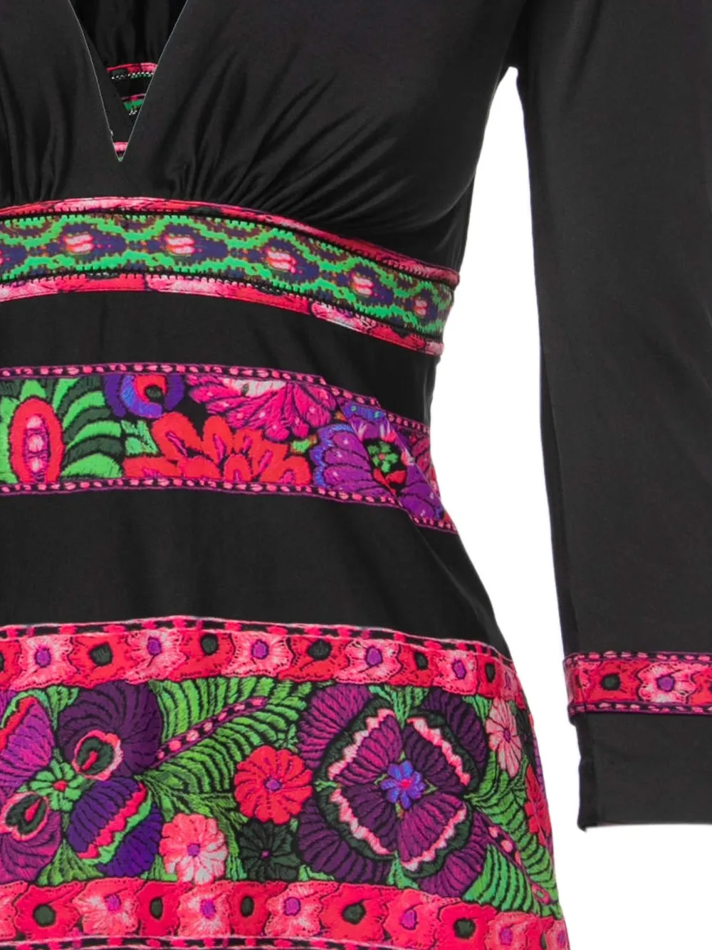 Roberto Cavalli Vintage 2023 floral-embroidered top | Image 2