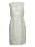 Paule Ka 2024 patterned-jacquard dress - Blue