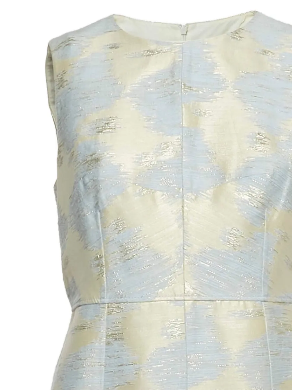 Paule Ka 2024 jurk met jacquard-patroon - Blauw