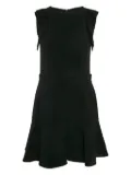 Miu Miu Pre-Owned ruffle-details mini dress - Black
