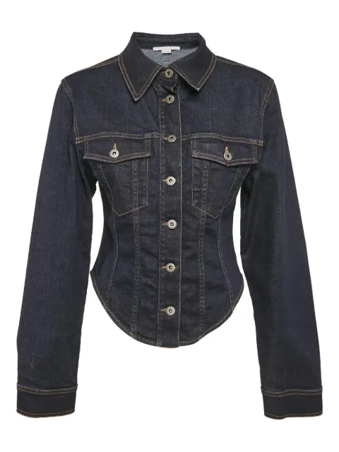 Stella McCartney Pre-Owned 2024 structured-lines denim jacket