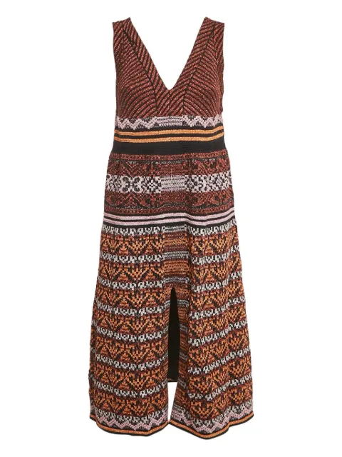 Missoni Pre-Owned geometric-pattern knit dress