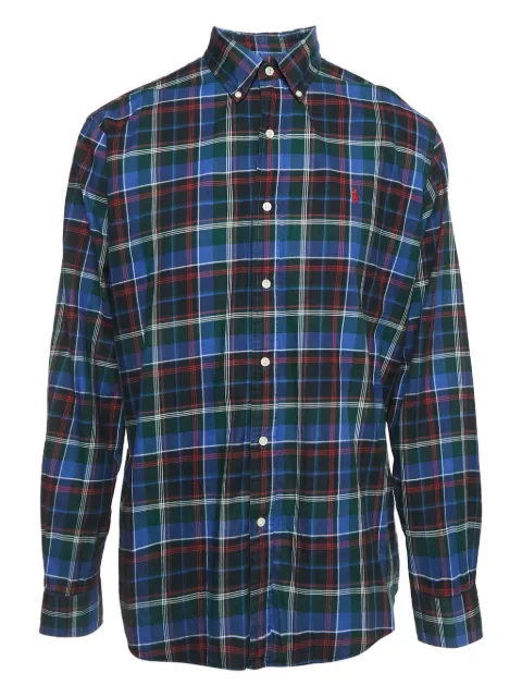 Polo Ralph Lauren Vintage Pre-Owned tartan-pattern cotton shirt
