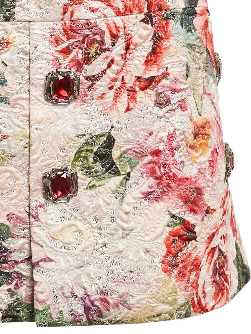 Dolce & Gabbana Pre-Owned 2024 rok met bloemen jacquard - Beige