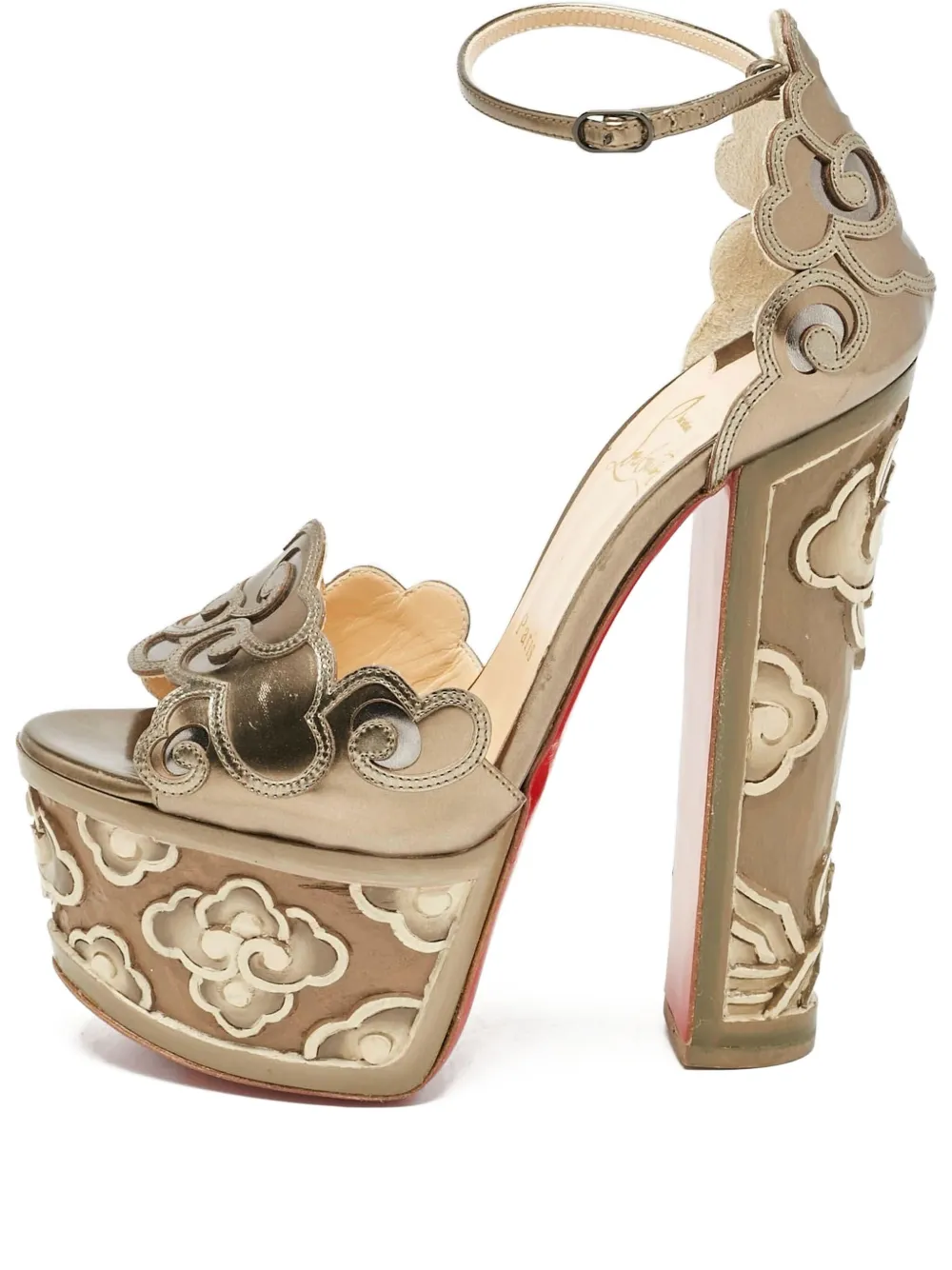 Christian Louboutin Pre-Owned Houghton Sandalen 160mm - Nude