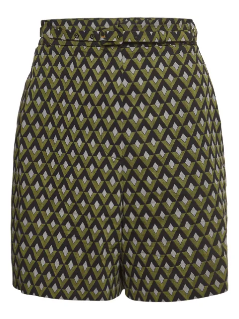 Prada Pre-Owned geometric-pattern shorts