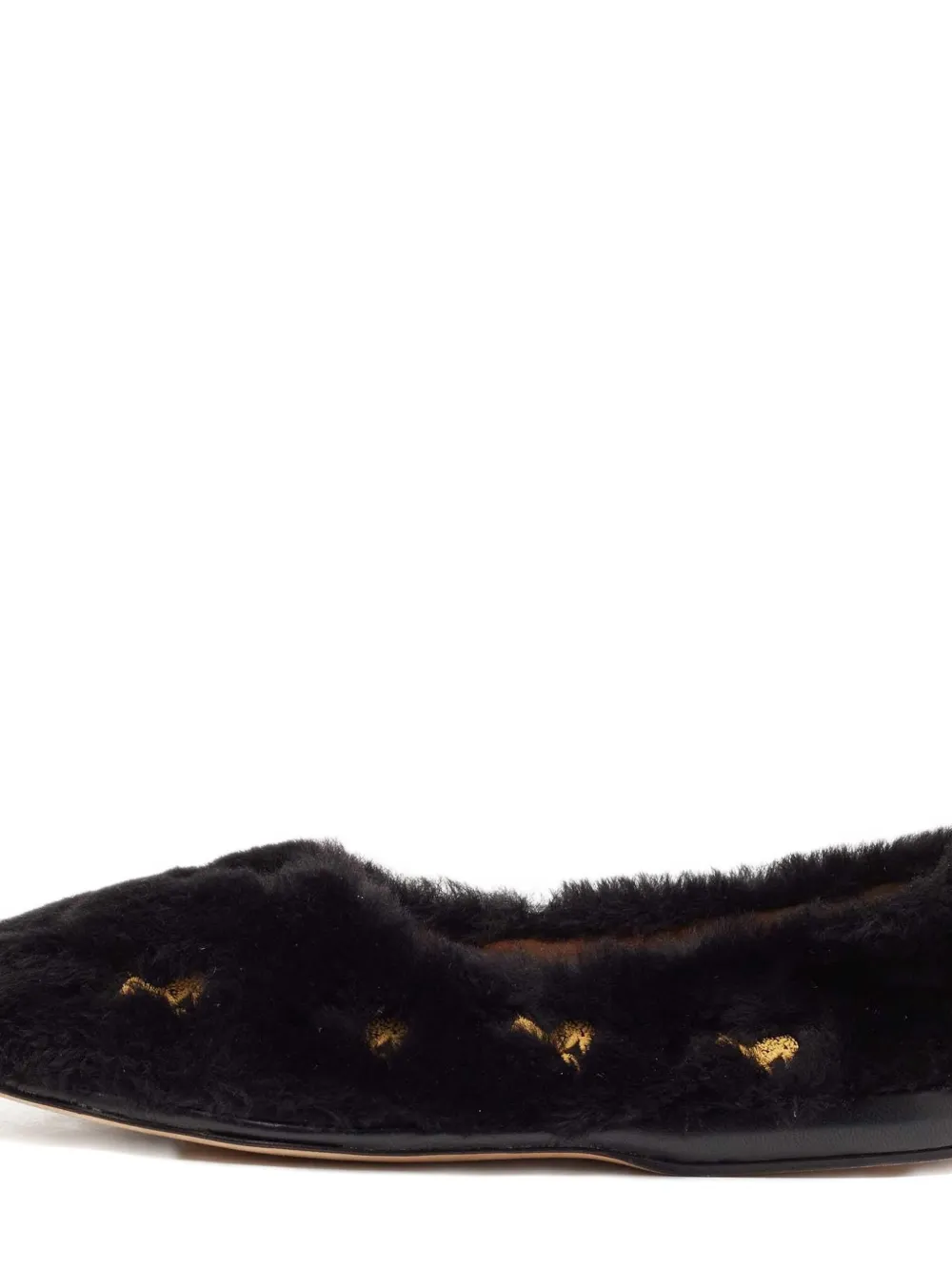 Chloé Pre-Owned 2024 ballerina's met sterdetail - Zwart