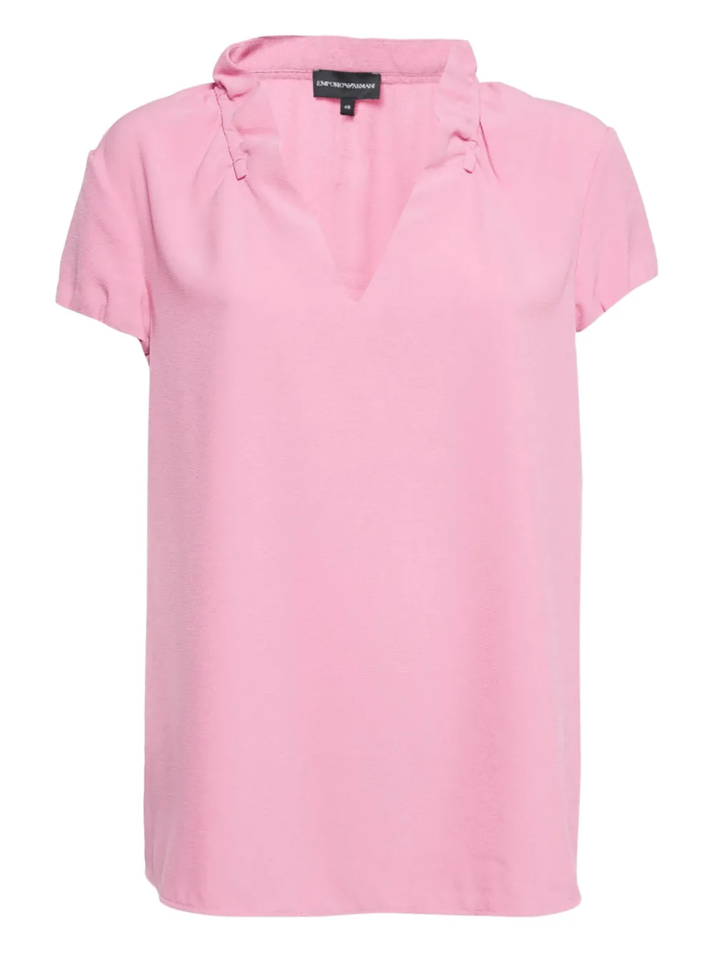 Emporio Armani Pre-Owned short-sleeve v-neck t-shirt | Pink | Image 1