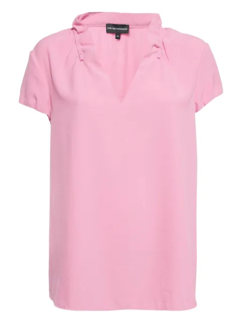 Emporio Armani Pre-Owned short-sleeve v-neck t-shirt