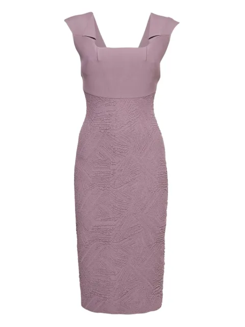 Roland Mouret tekstureret strikkjole