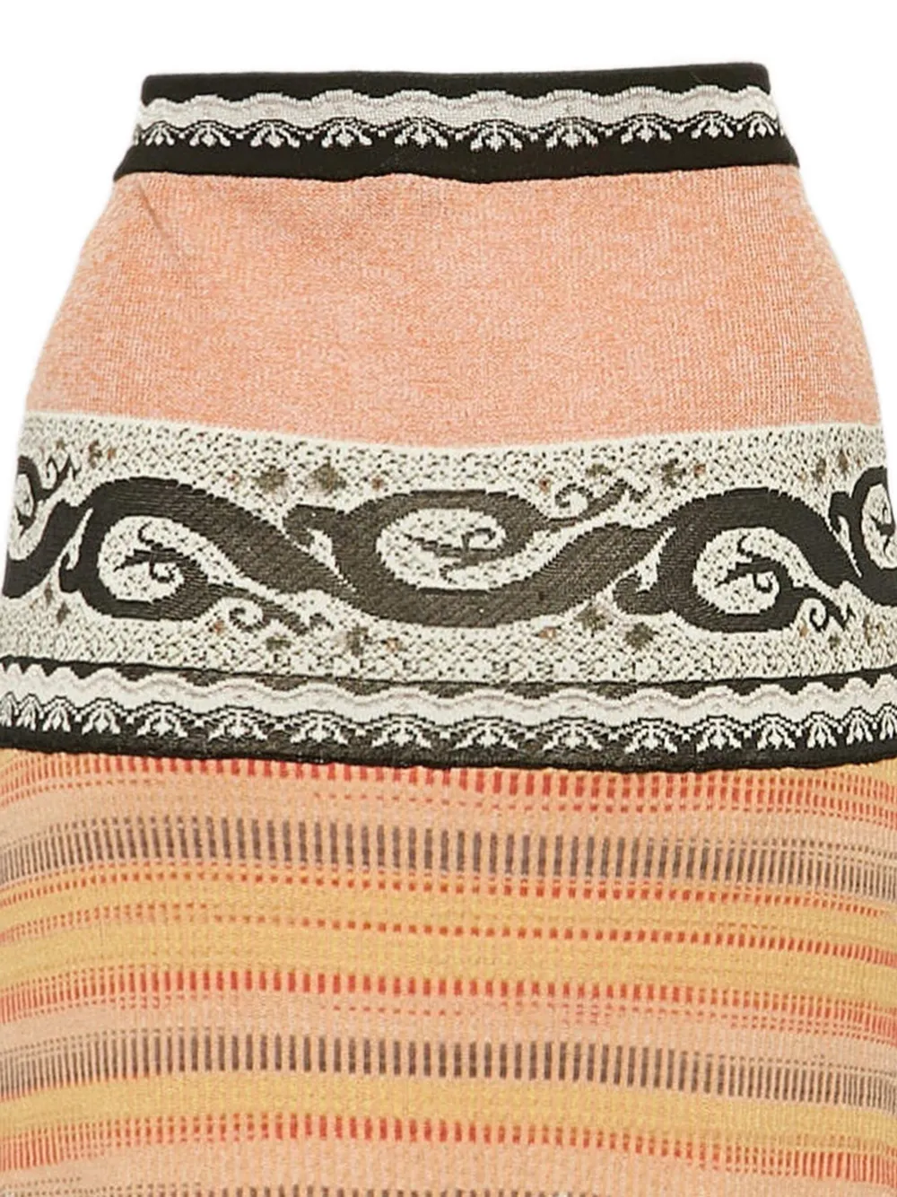 Etro Pre-Owned floral stripe knit skirt | Image 2
