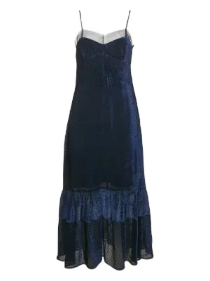 club l evening dresses Mery | Black Sequin High-Neck Wrap Maxi Dress With One-Long Sleeve