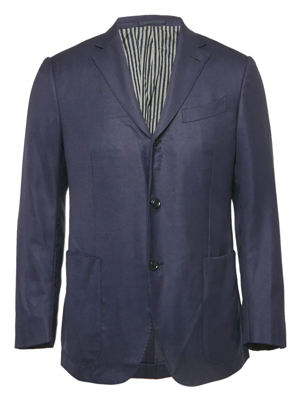 Ermenegildo Zegna Vintage wool single-breasted blazer | Blue | Image 1