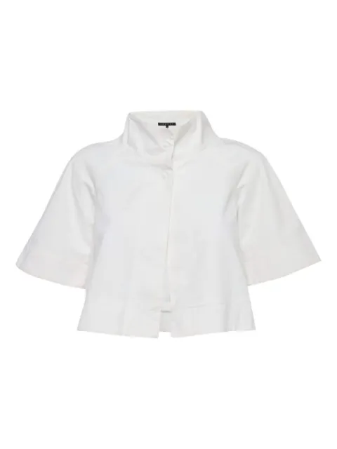 Theory Gabardine High Neck Top