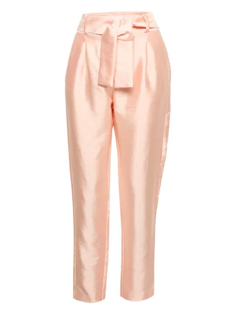 Maje pantalones rectos con cinturón