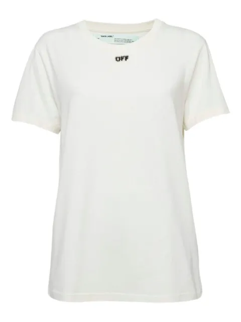 Off-White Pre-Owned logo-print cotton T-shirt