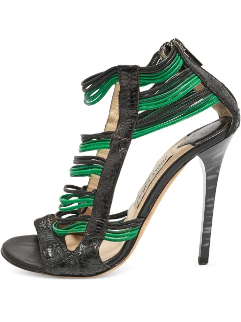 Jimmy Choo Pre-Owned strap-embellishment sandals