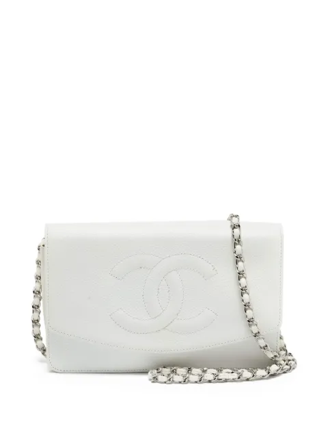 CHANEL Pre-Owned Interlocking CC-logo wallet on chain 