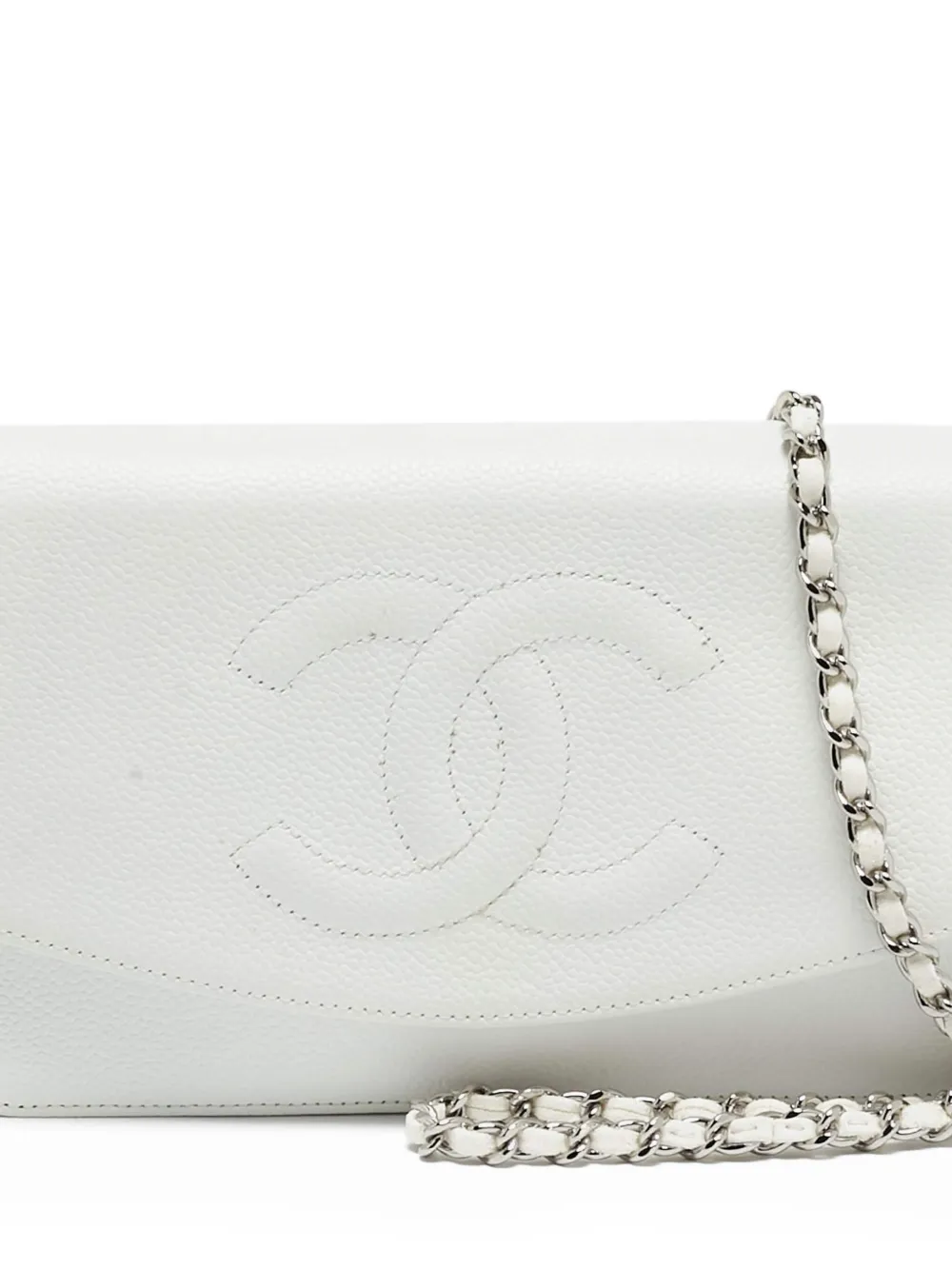 CHANEL Pre-Owned Interlocking CC-logo wallet on chain | Image 2