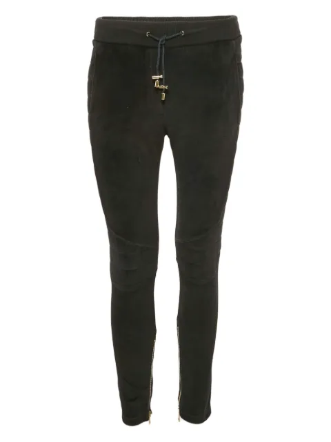 Balmain Pre-Owned 2024 quilted-panel zip track pants
