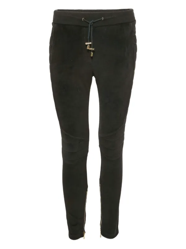 Balmain Pre-Owned 2024 キルティングパネル トラックパンツ