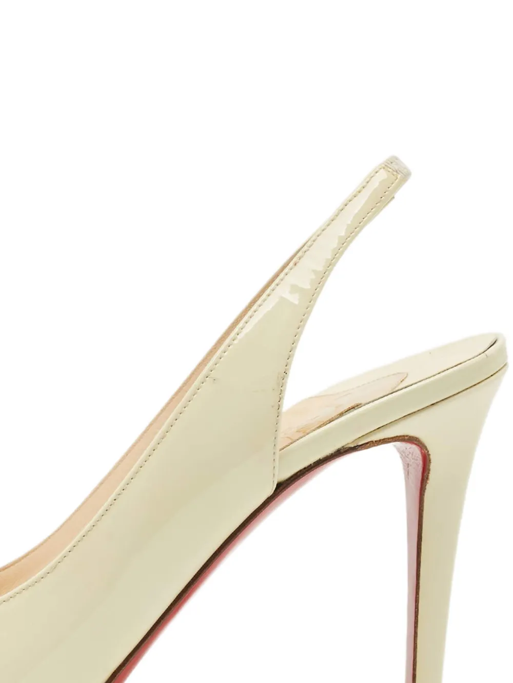 Christian Louboutin Pre-Owned 100 mm Flo slingback pumps - Beige