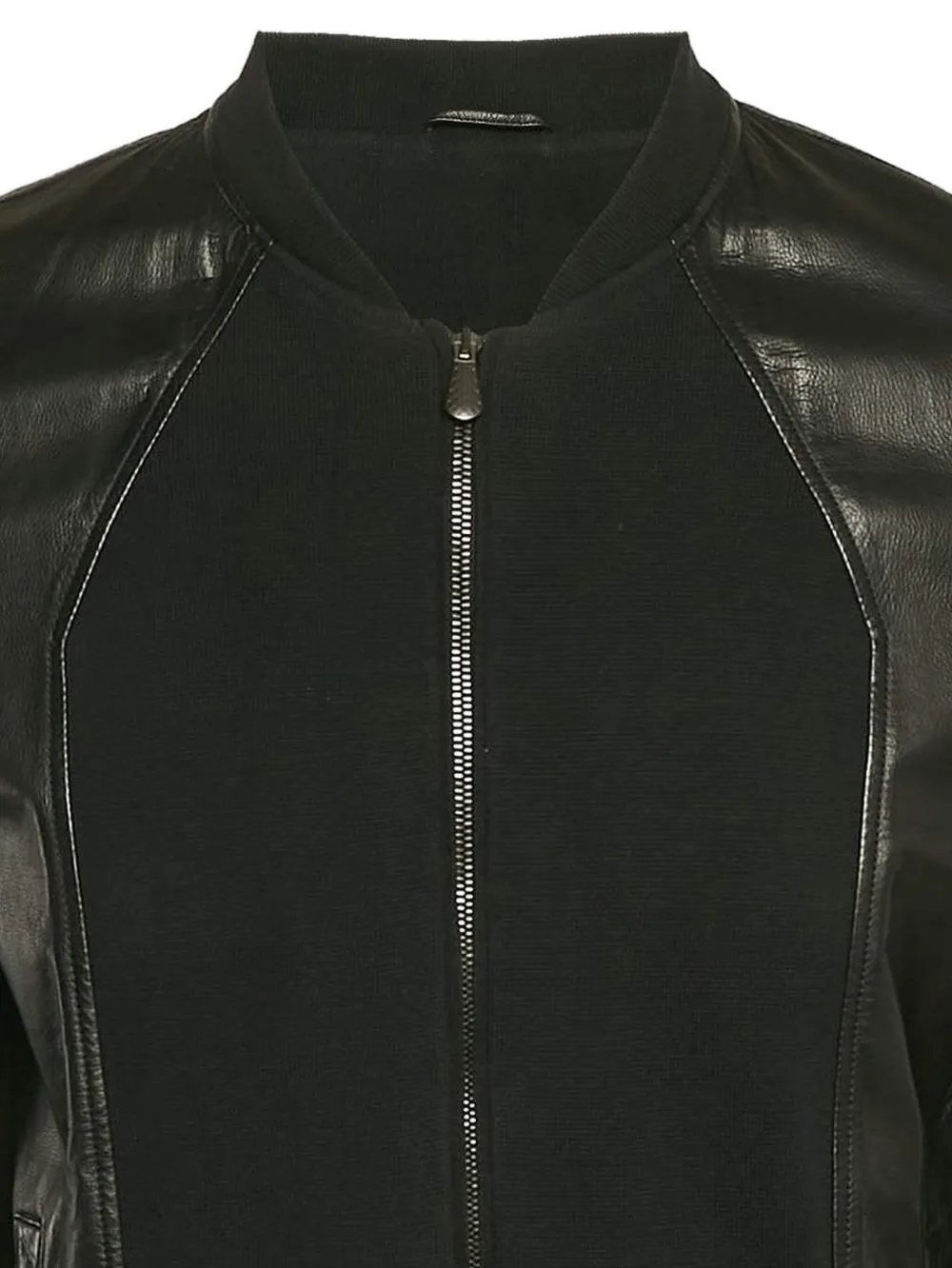 Bottega Veneta Pre-Owned leather knit jacket | Image 2