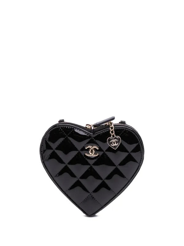 CHANEL Pre-Owned 2021-2025 マトラッセ パテント カーフスキン ココ