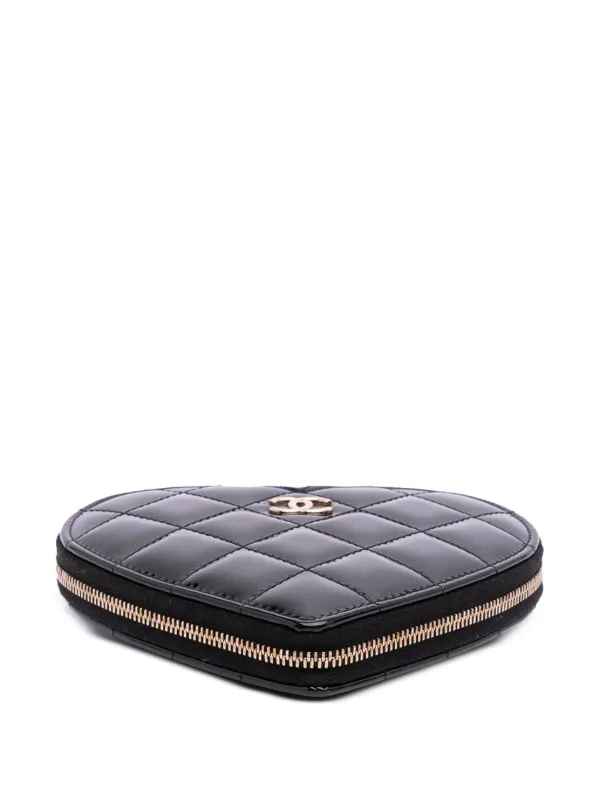 CHANEL Pre-Owned 2021-2025 マトラッセ パテント カーフスキン ココ