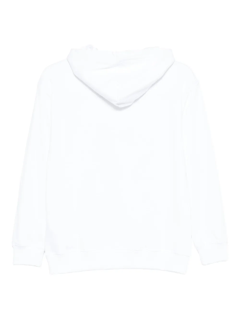 Moschino Kids Katoenen hoodie met smiley Wit