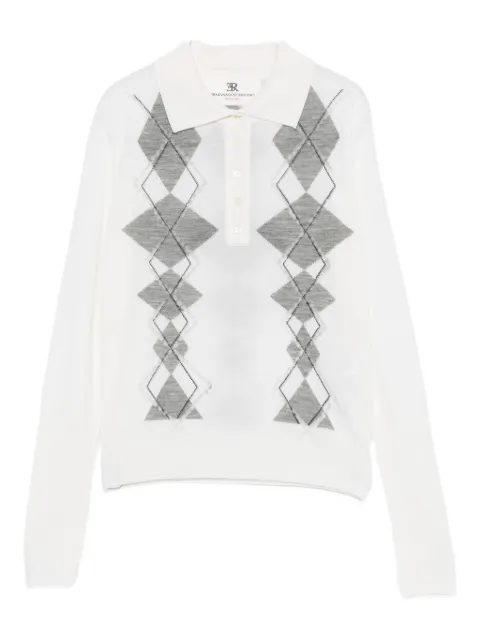 Ermanno Scervino top con motivo de rombos