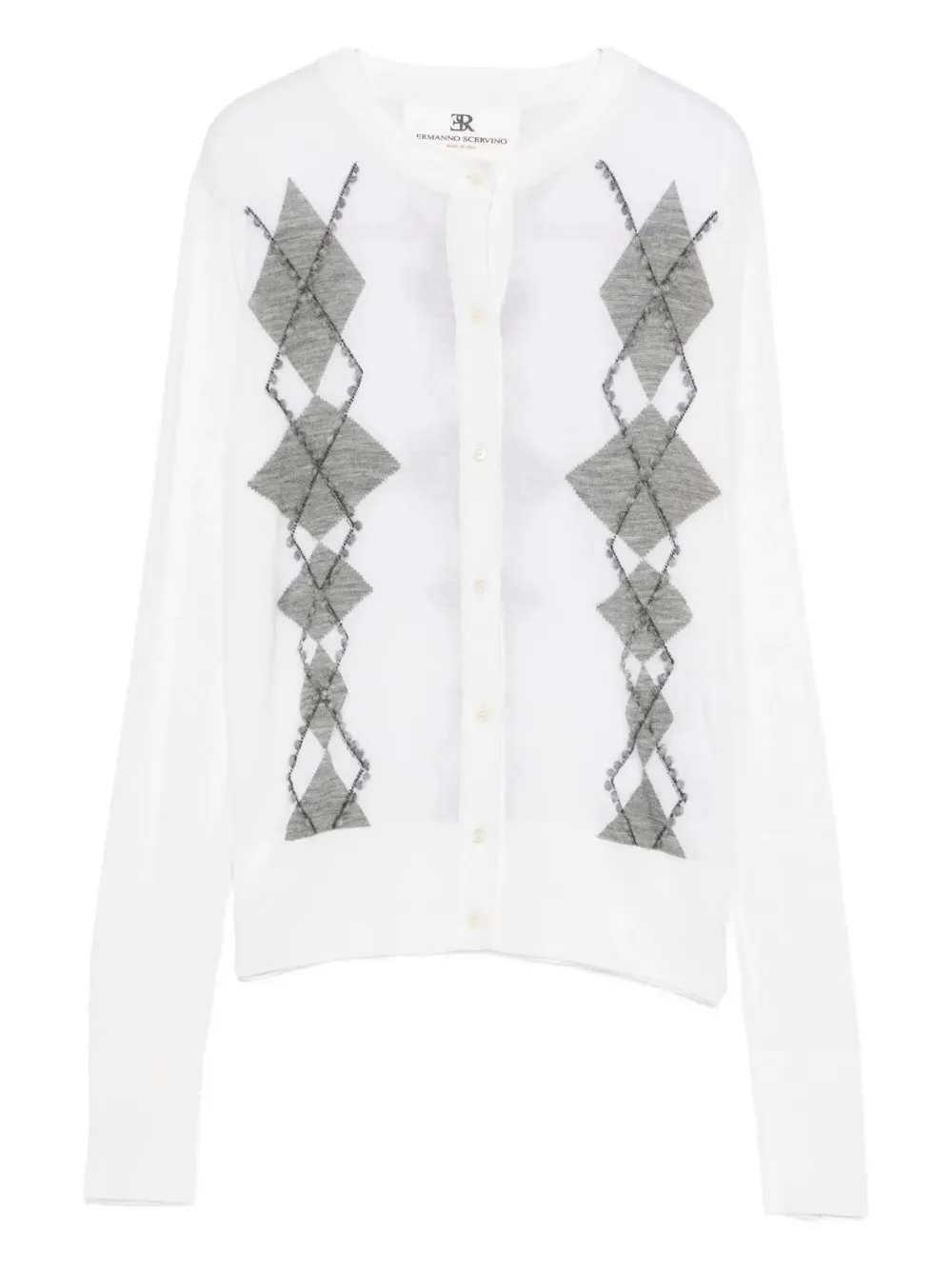 Ermanno Scervino embellished turtleneck sweater | White | Image 1