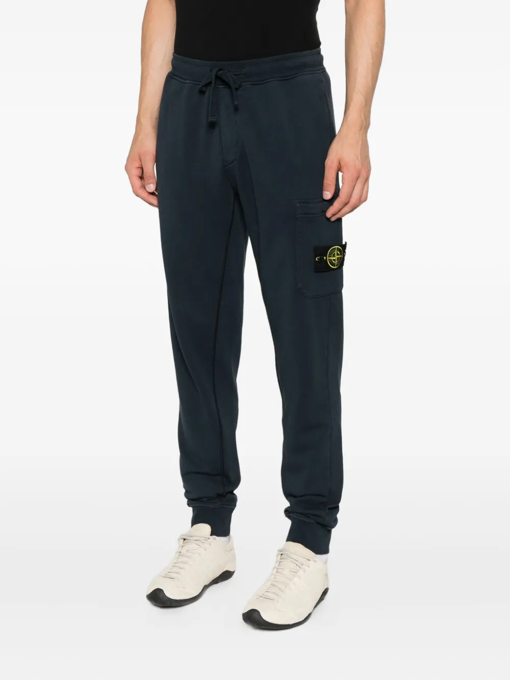 Stone Island Broek met trekkoord Blauw