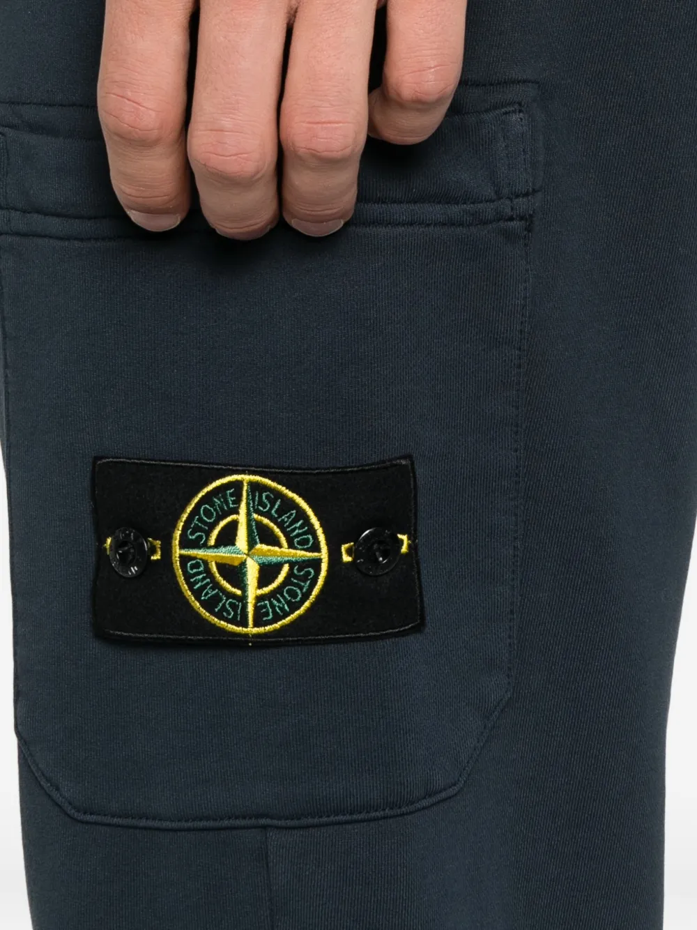 Stone Island Broek met trekkoord Blauw