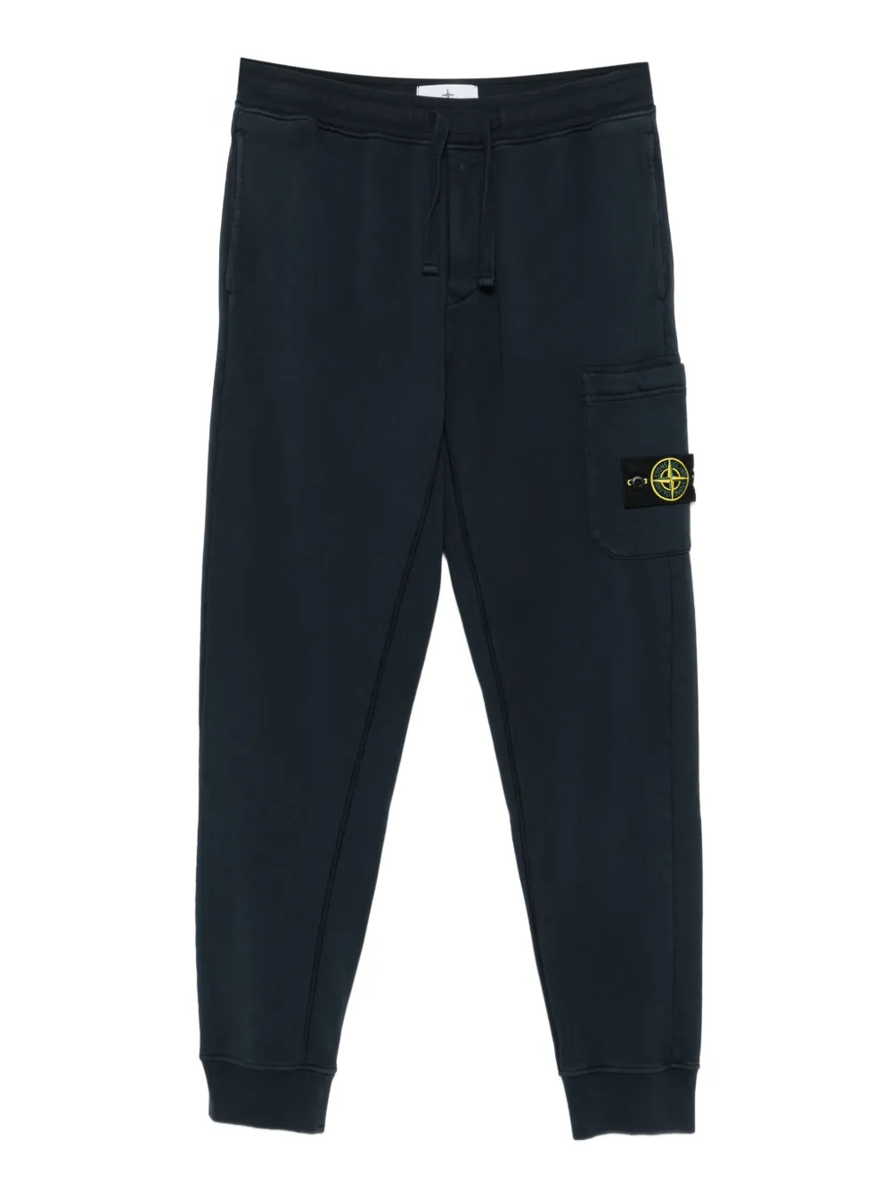 Stone Island patch-pocket drawstring trousers Blauw