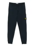 Stone Island patch-pocket drawstring trousers - Blue