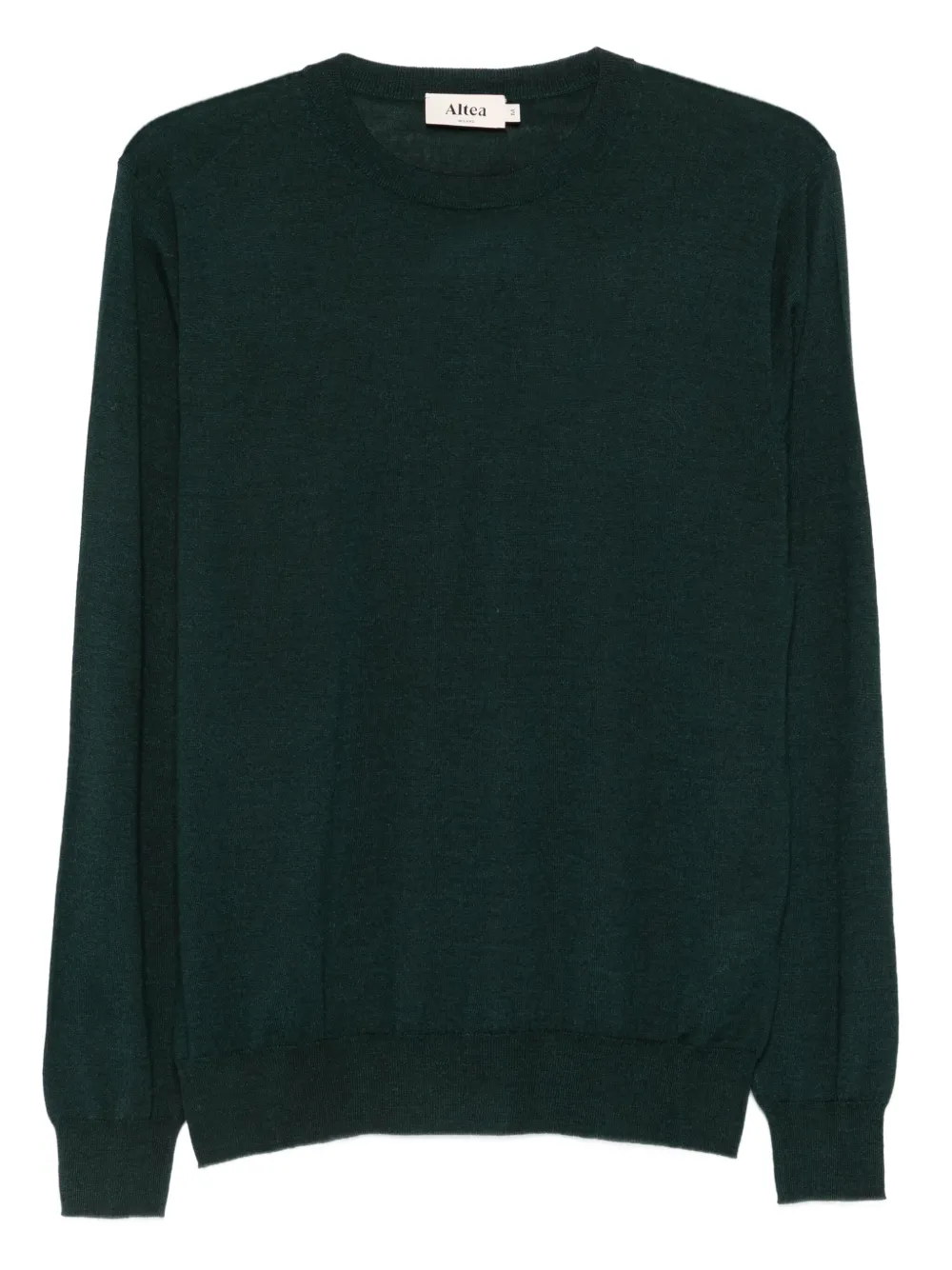 round-neck wool sweater