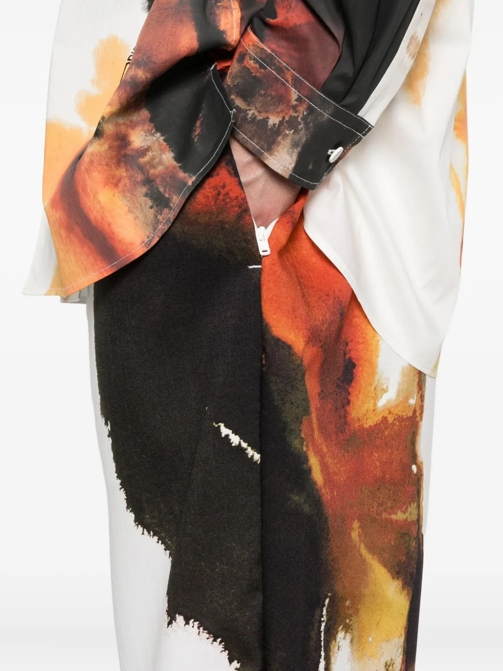 Y-3 x Yohji Yamamoto trainingsbroek Wit