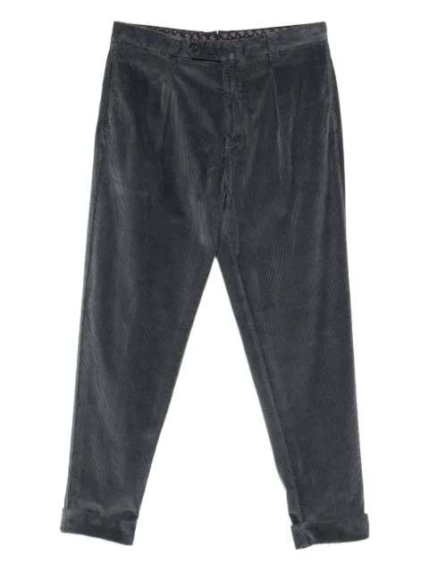 Berwich pleated corduroy trousers
