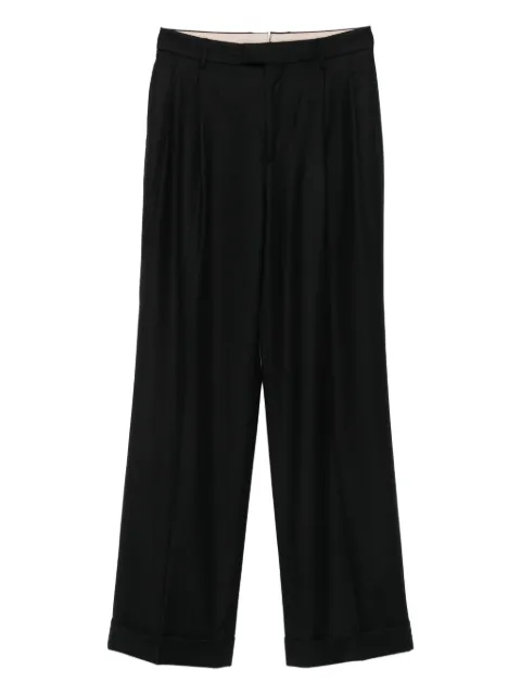 Berwich pleated-cuffed trousers