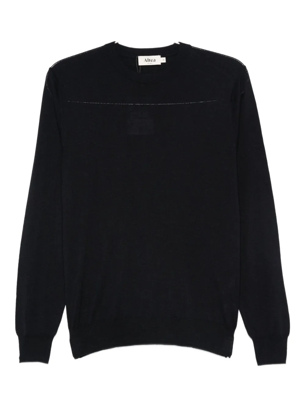 Altea Wool Crew-neck Sweater In Blue