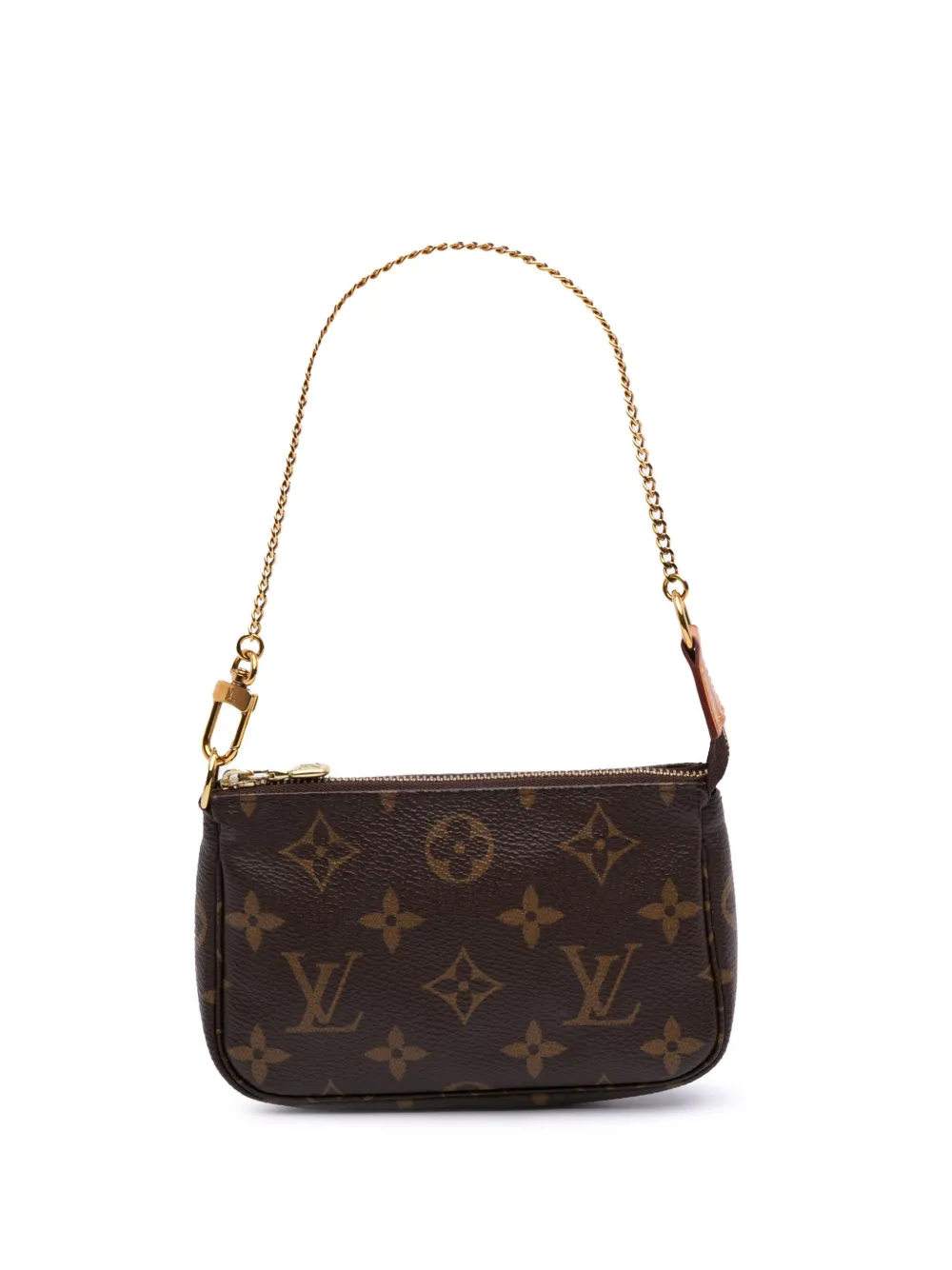 Louis Vuitton Pre-Owned 2021 モノグラム ミニ ポシェット アクセソワール ハンドバッグ - ブラウン Louis Vuitton Pre-Owned 2021 モノグラム ミニ ポシェット アクセソワール ハンドバッグ - ブラウン