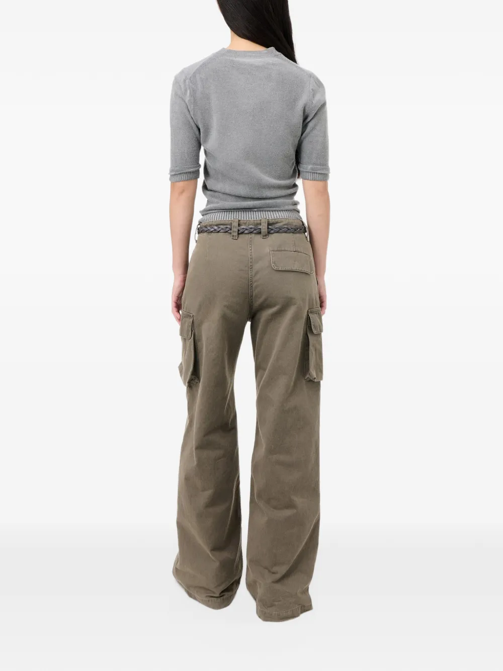 OUR LEGACY Peak broek met cargo zak Bruin