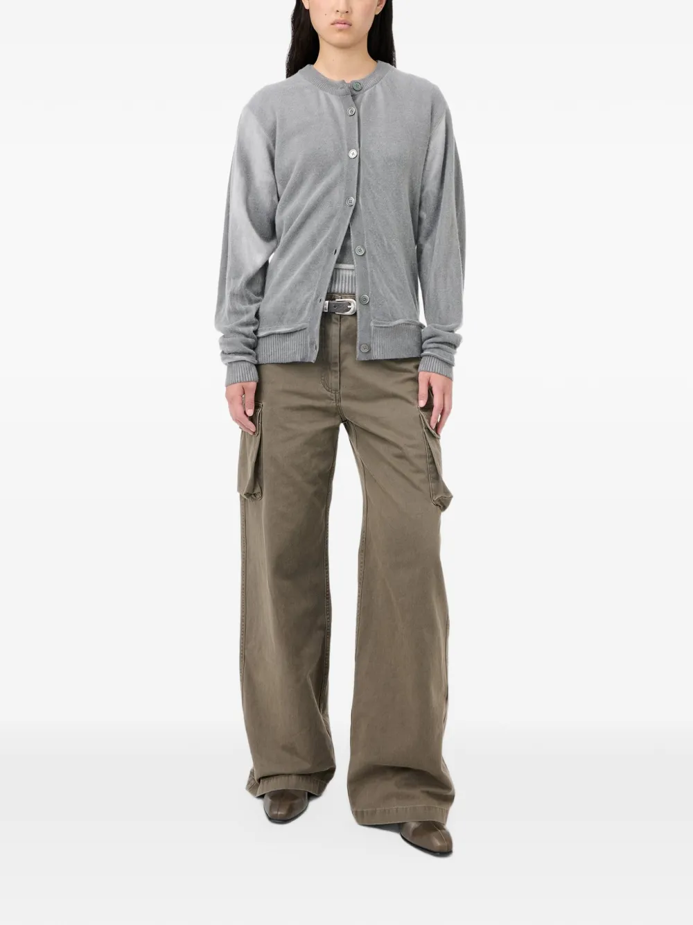 OUR LEGACY Peak broek met cargo zak Bruin
